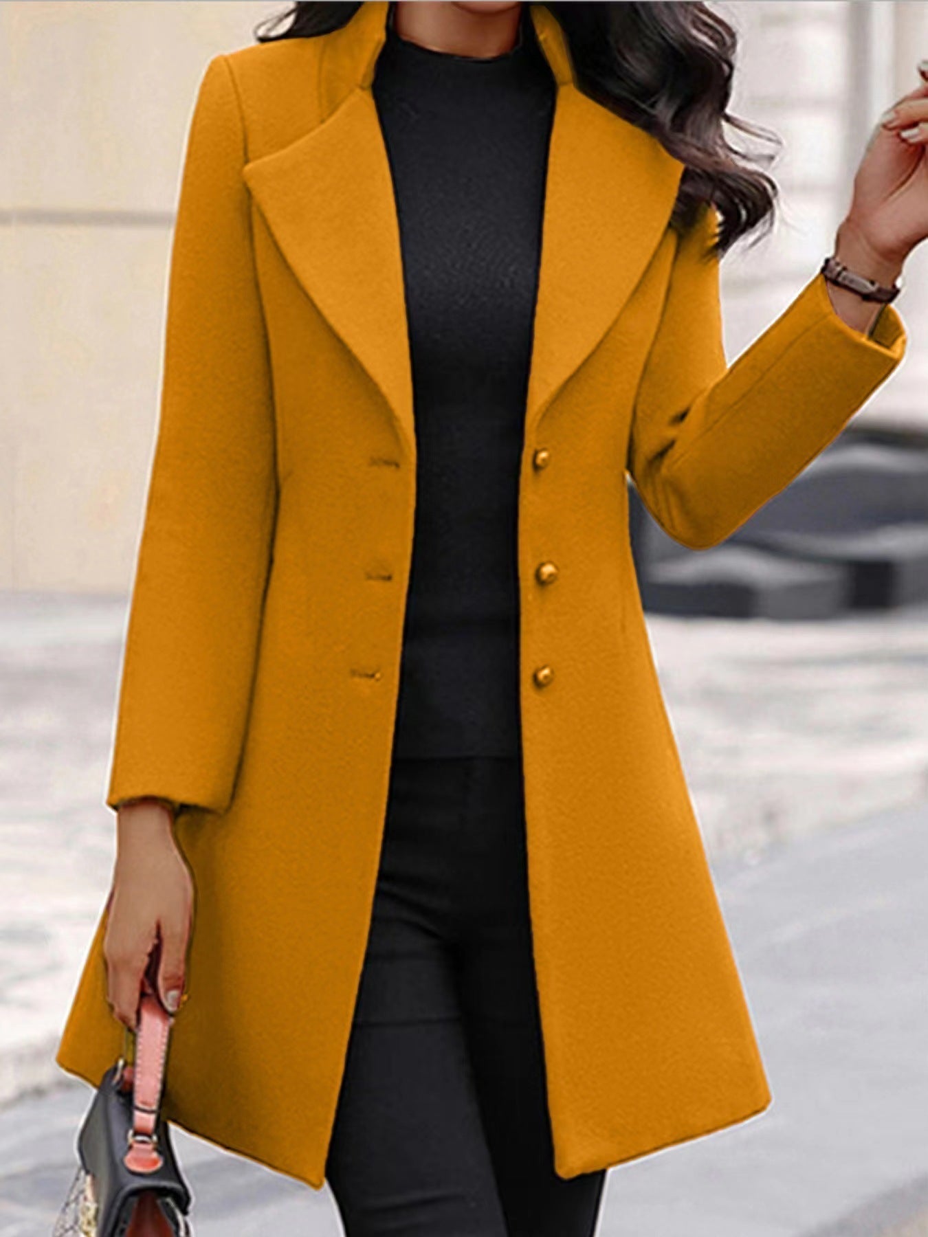 Lara™ - Women's Long Wool Coat (50% Off)