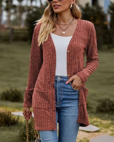 Katinka™ - Fashionable Riley Cardigan with Long Sleeves (50% DISCOUNT)