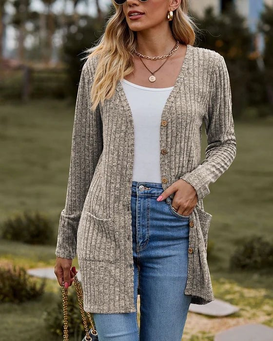 Katinka™ - Fashionable Riley Cardigan with Long Sleeves (50% DISCOUNT)