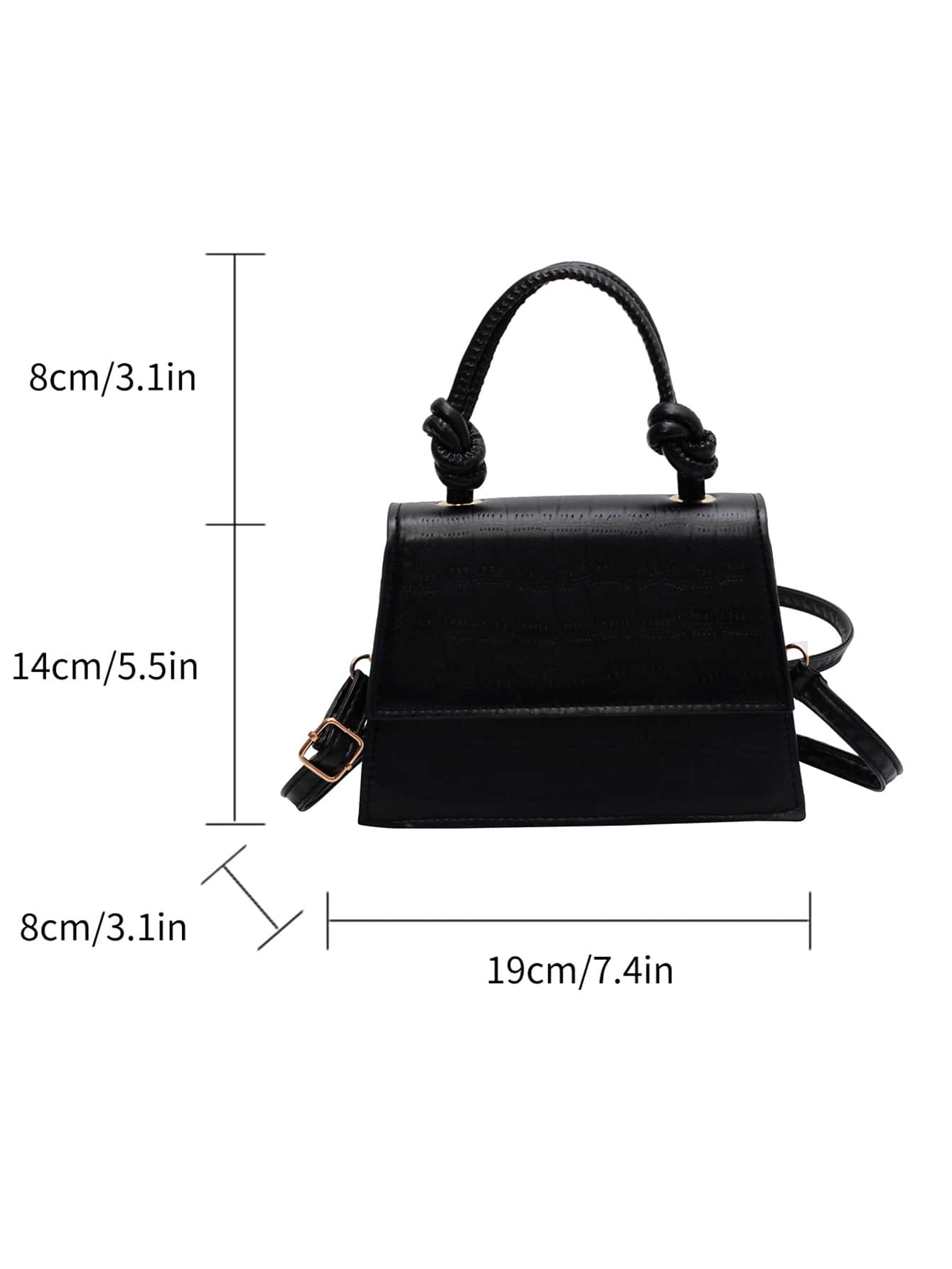 adjustable handle top spout eye unconventional modern women's handbags