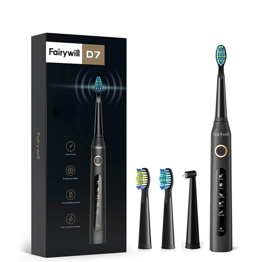 FairyWill™ D7 | Rechargeable Electric Sonic Toothbrush