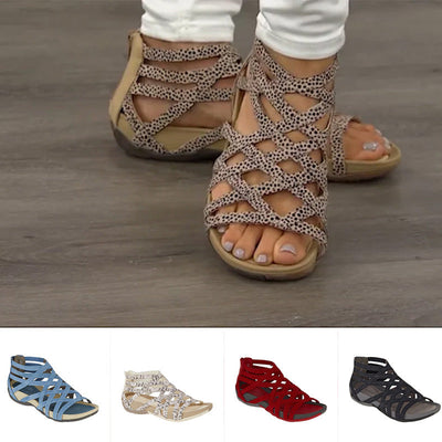 Gloria™ Round Toe Hollow Breathable Roman Sandals