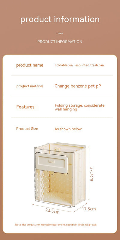 FoldiBin™ - Foldable Hanging Trash Bin (50% OFF)