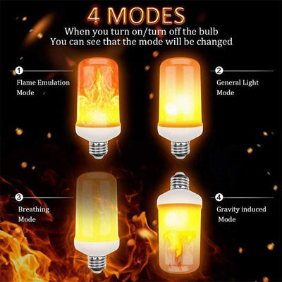 GlowBlaze™ - LED Light Bulb with Flame Effect for Creating Atmosphere (50% OFF)