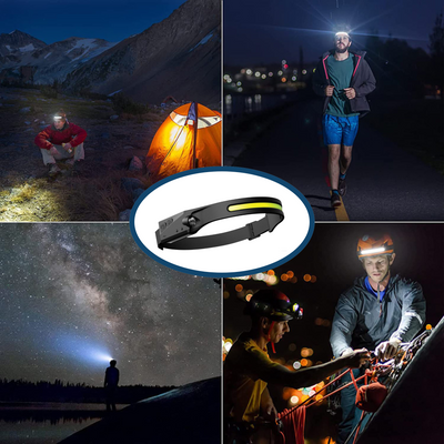 Lumos™ - Ultra-Bright LED Sensor Headlamp for Outdoor Adventures