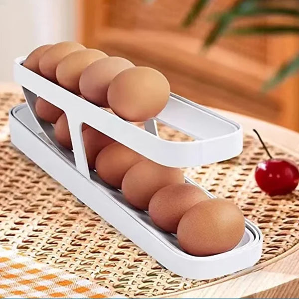 EggRack™ - Automatic Rolling Holder for Egg Stacks (50% DISCOUNT)