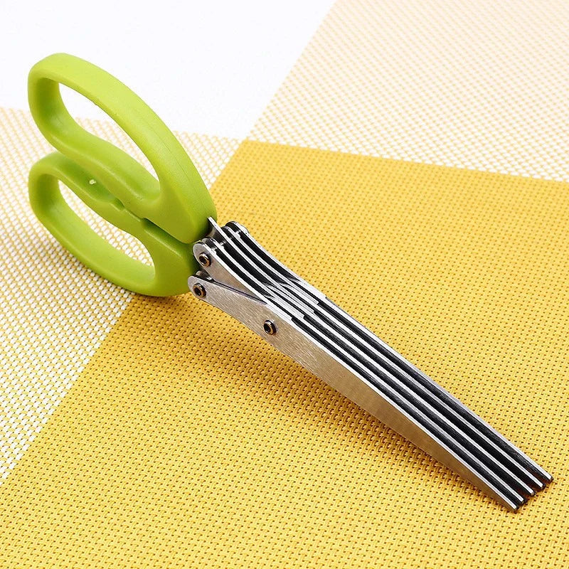 VegScissor™ - 5-Blade Kitchen Salad Scissors (50% OFF)