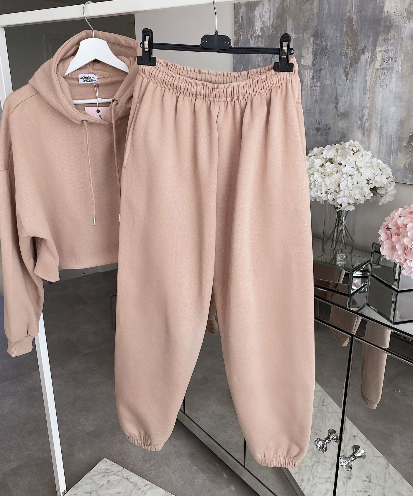 Lexi Beige Jogger Set New