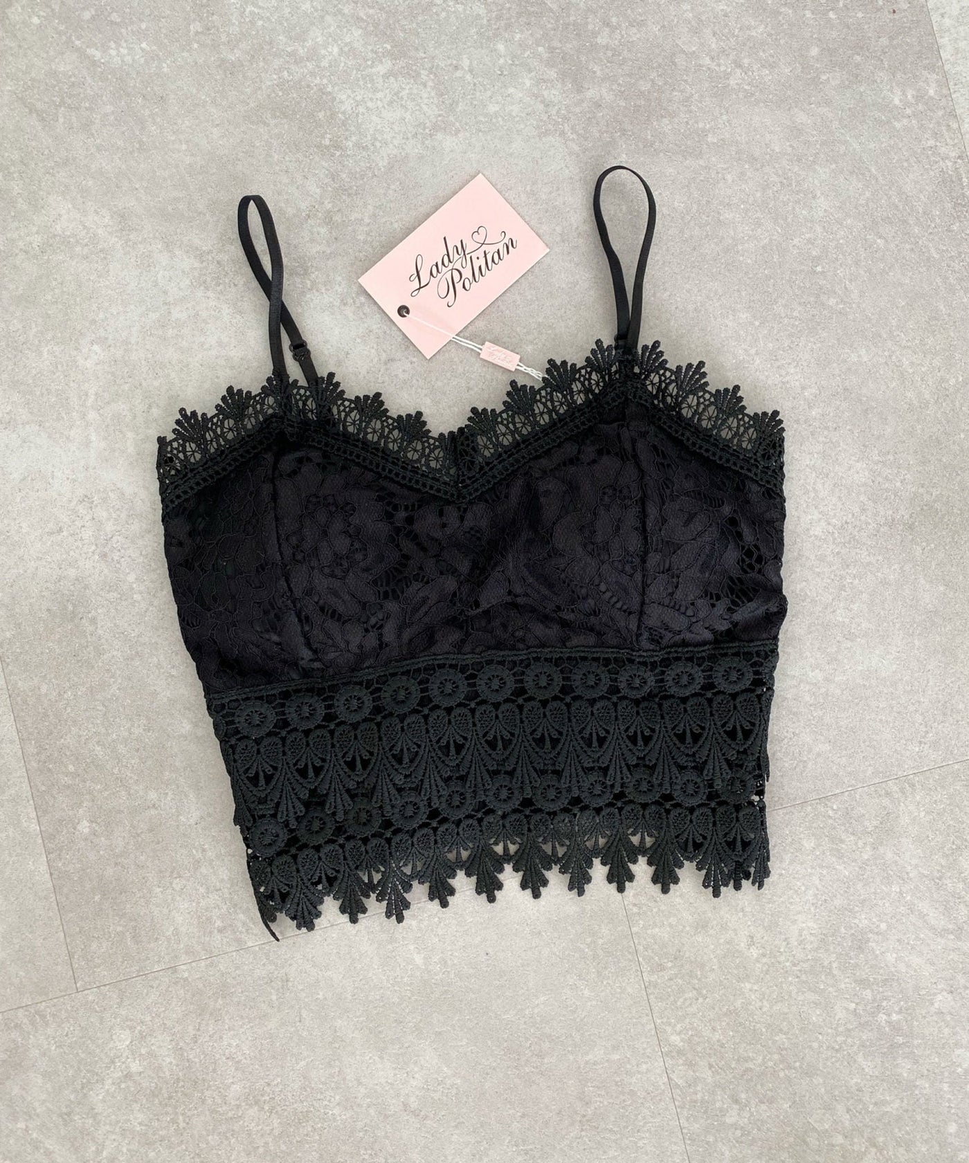 Lace Top Kim Black