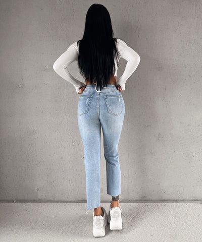 Mum Jeans Paloma Hellblau