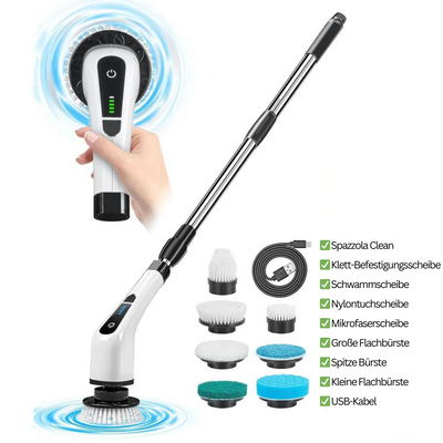 CleanTech™ - Cordless Cleaning Brush for the Bathroom (50% DISCOUNT)