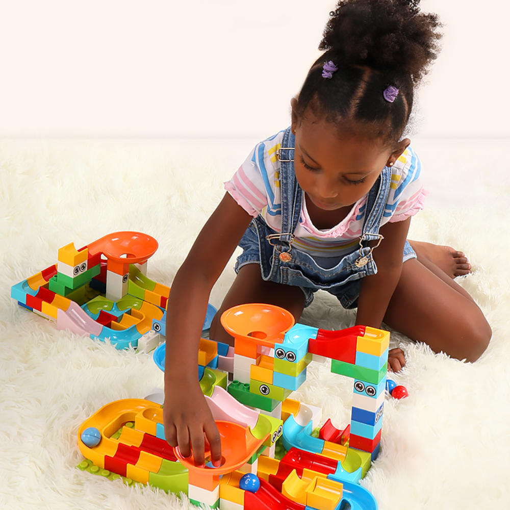 Blocks Marble Track™ - Create Your Own Race Track with Building Blocks - Marble Track