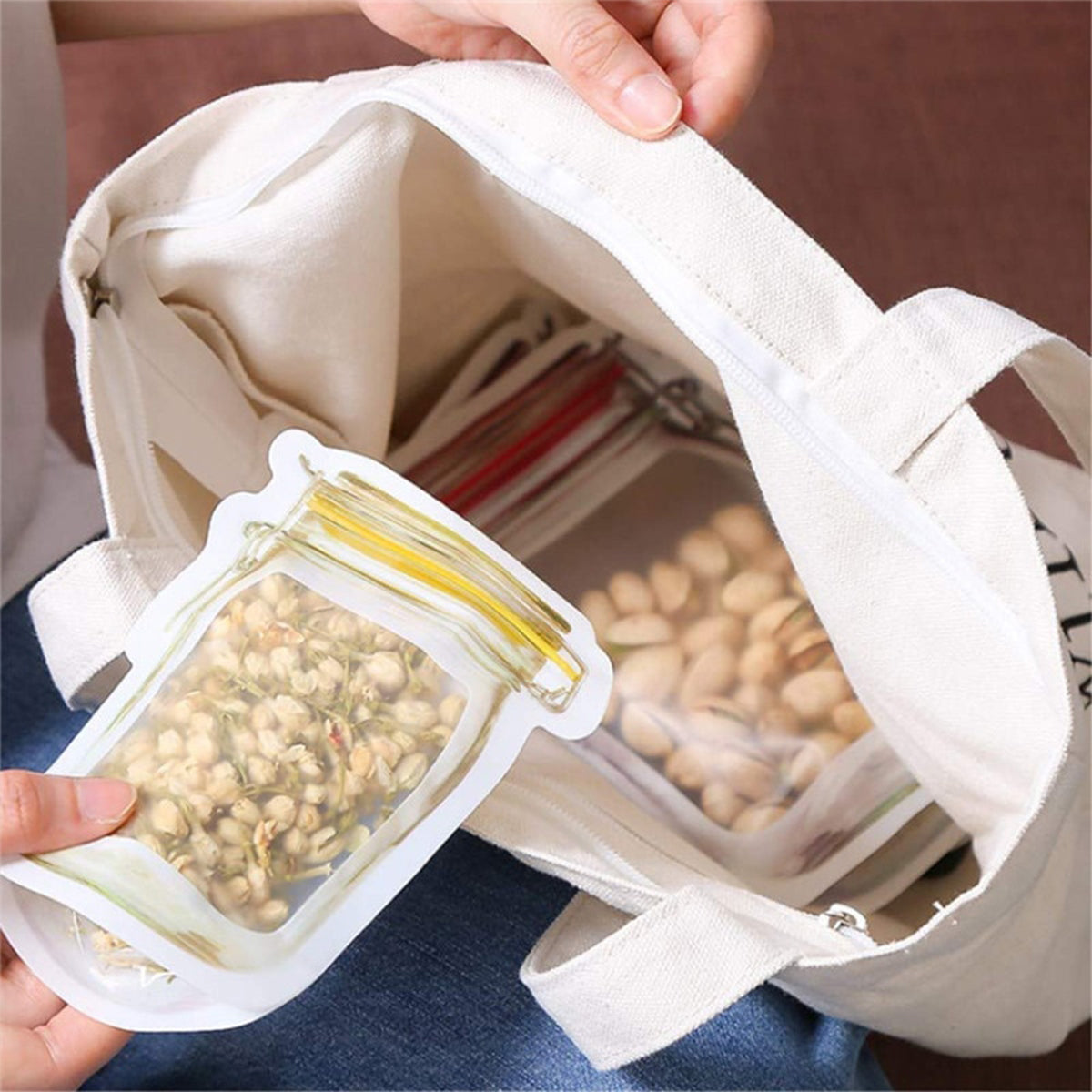 ZipBottle™ Pot-Shaped Storage Bag