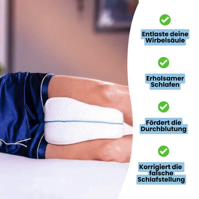 Ergonomisches Kniekissen für erholsameren Schlaf