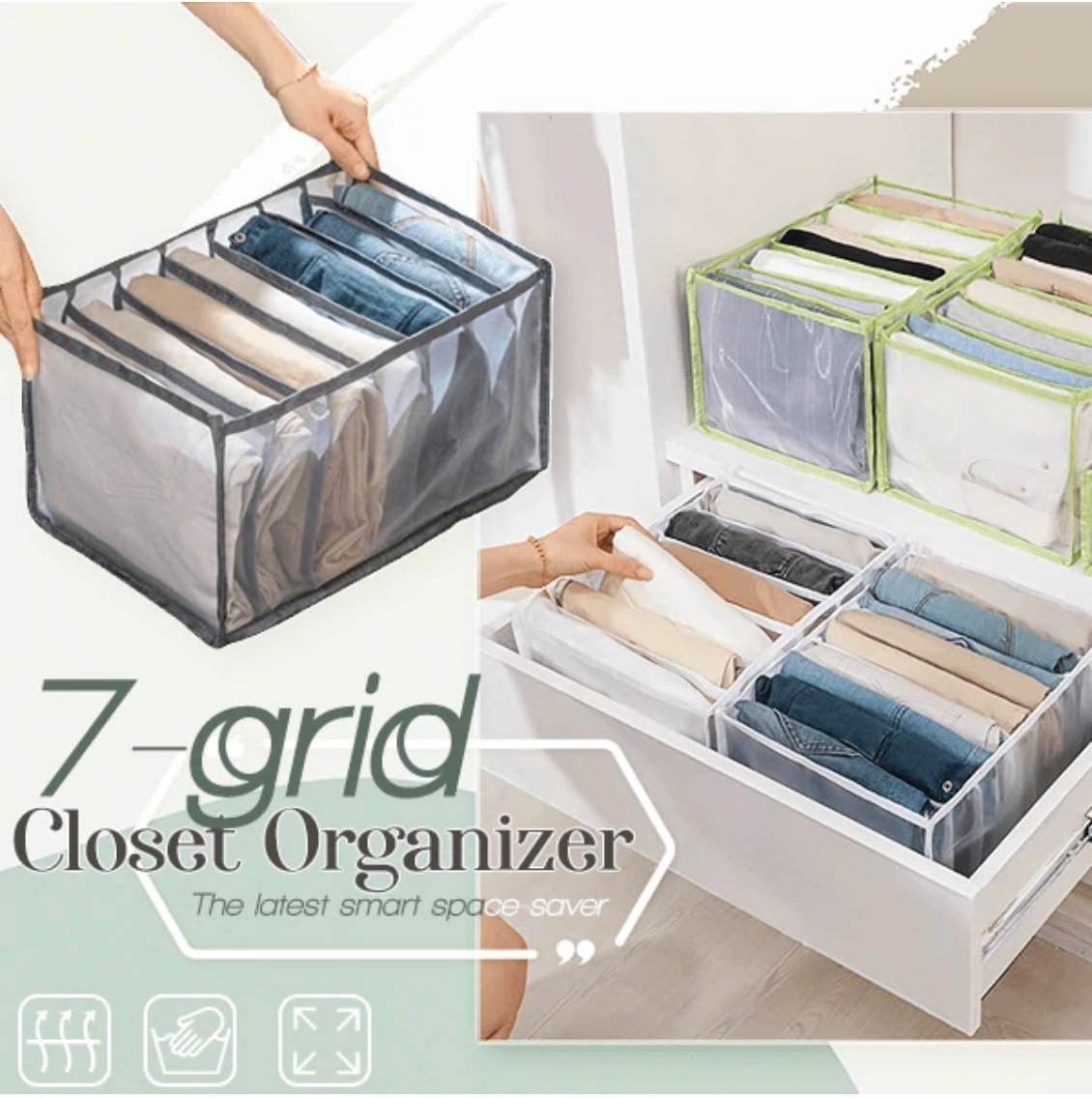 Wardrobe Organizer (Today Only 1+2 Free)