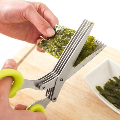 UltraCutter™ Salad Scissors with 5 Blades 1+1 FREE