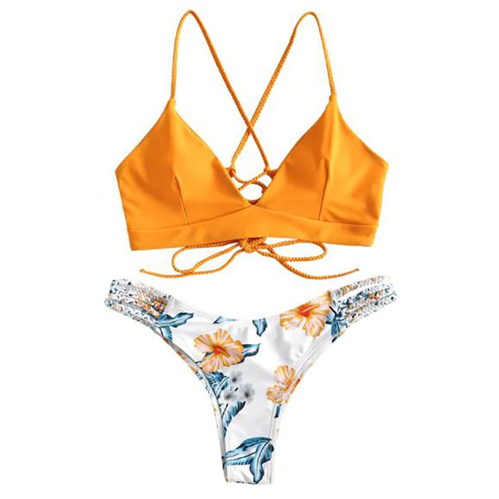 Modioza Cut Flower Bikini Set