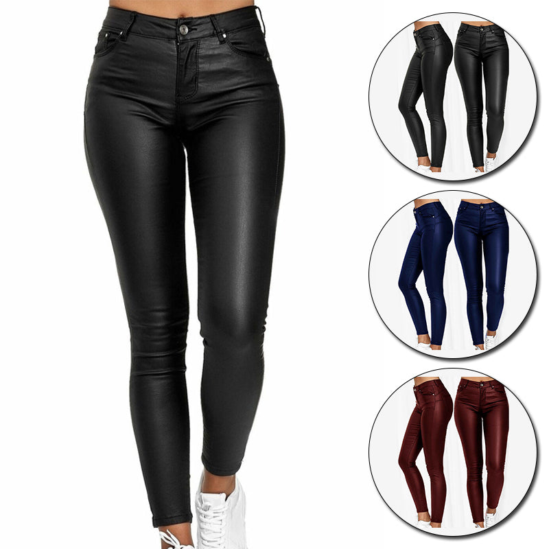 ChicFlex™ - Leather Stretch Pants (50% DISCOUNT)