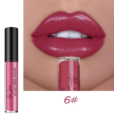 12 Colors Cream Texture Lip Gloss Waterproof - 1+1 FREE!