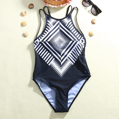 Modioza Rainbow Striped Swimsuit