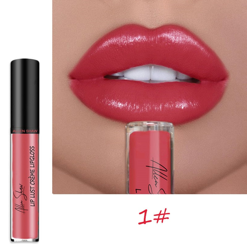 12 Colors Cream Texture Lip Gloss Waterproof - 1+1 FREE!