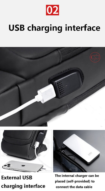 Daniel - USB Shoulder Bag (50% DISCOUNT)