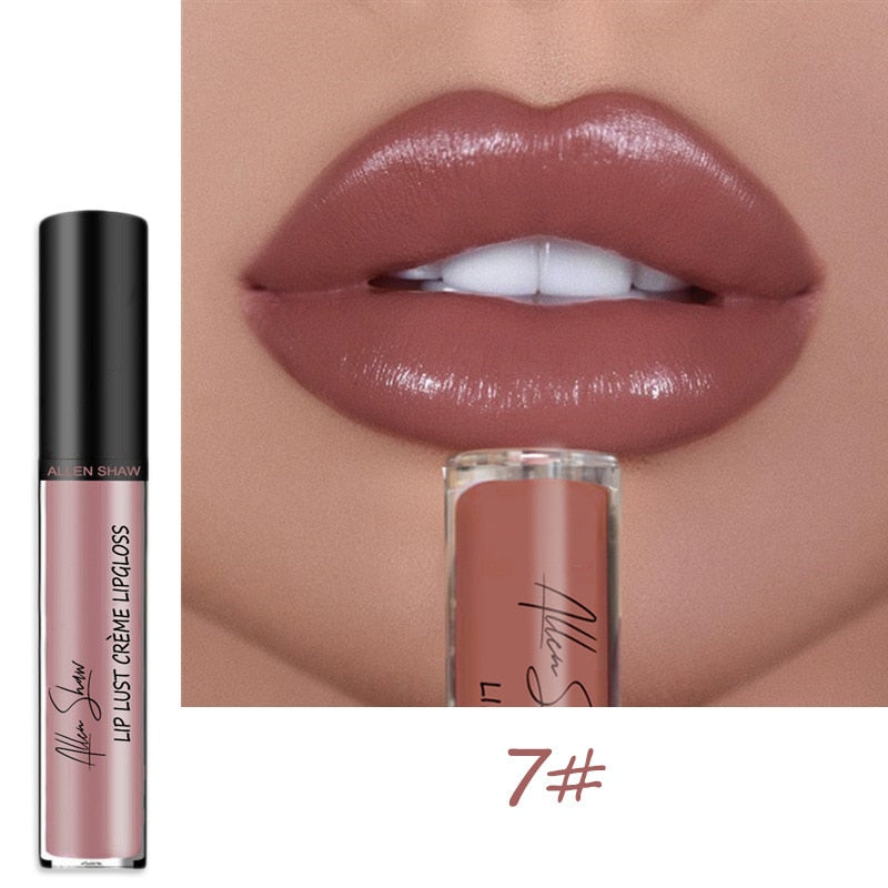 12 Colors Cream Texture Lip Gloss Waterproof - 1+1 FREE!