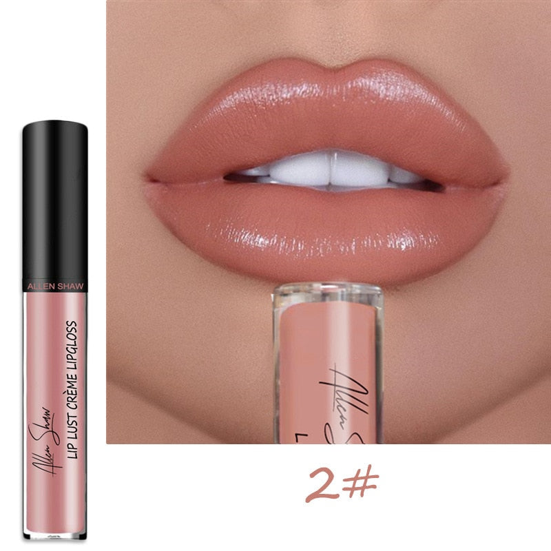 12 Colors Cream Texture Lip Gloss Waterproof - 1+1 FREE!