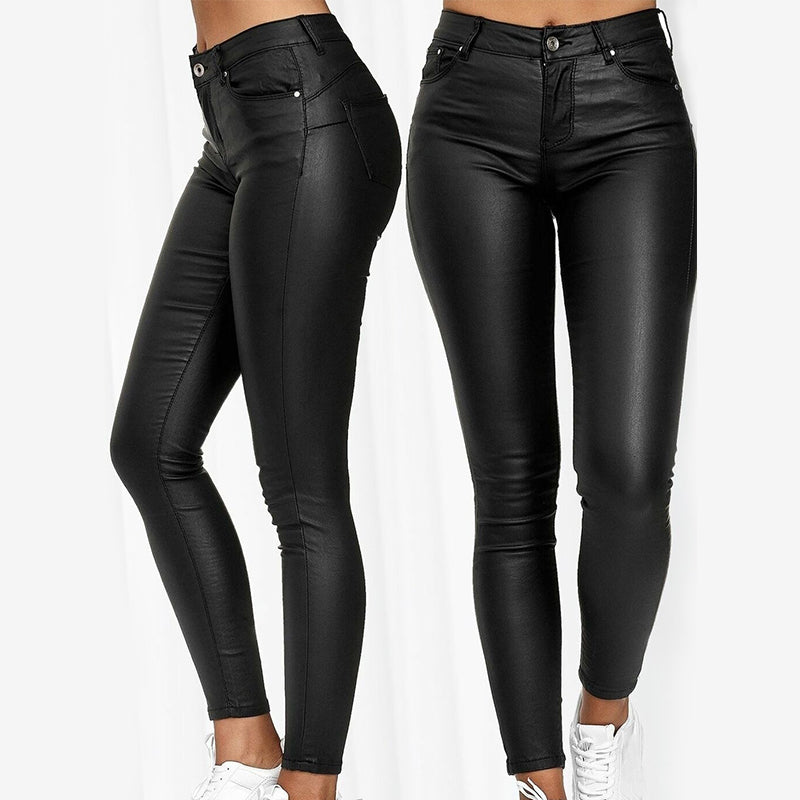 ChicFlex™ - Leather Stretch Pants (50% DISCOUNT)