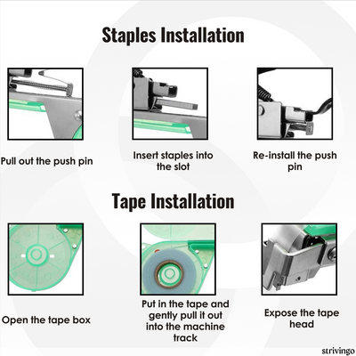 GrowGrip™ - Hand Tying Machine for Garden Plants