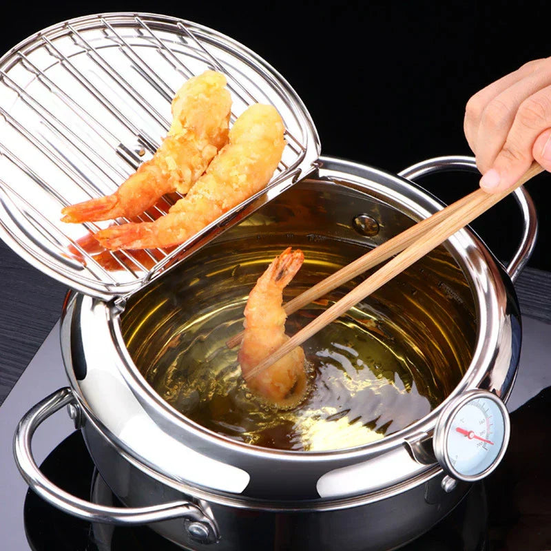 ChefFry™ - Stainless Steel Fryer with Thermometer (50% OFF)