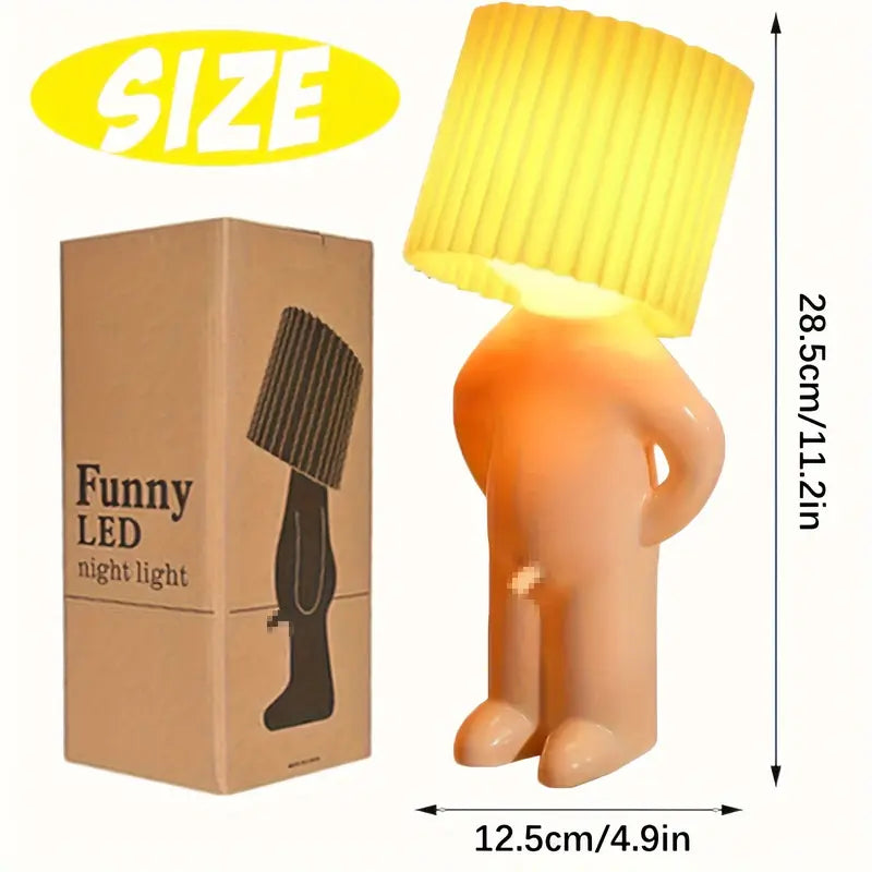 GlowMate Mike™ - A Hilariously Functional Night Light