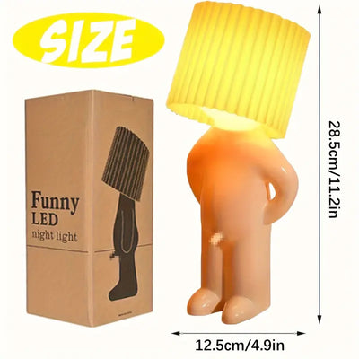 GlowMate Mike™ - A Hilariously Functional Night Light