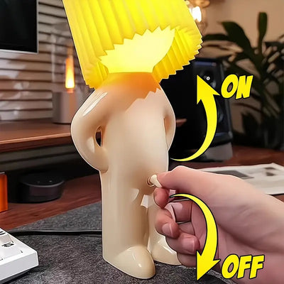 GlowMate Mike™ - A Hilariously Functional Night Light