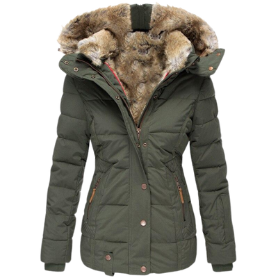 Solène™ - Casual Fur Coat with Hood (50% OFF)