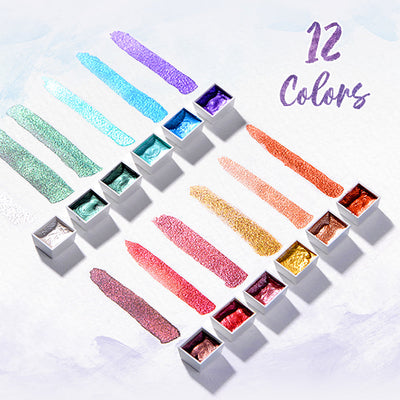 MetallicSplash™ | Galaxy Metallic Watercolor Paint Set