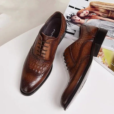 Byron™ - Orthopedic Crocodile Business Loafers