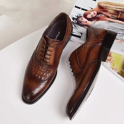 Byron™ - Orthopedic Crocodile Business Loafers