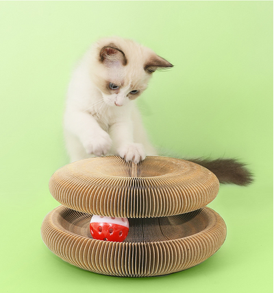 Scratchora™ - No-Crumbs Transformable Cat Toy