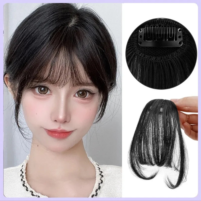 GlamTress™ - Realistic False Bangs for Women