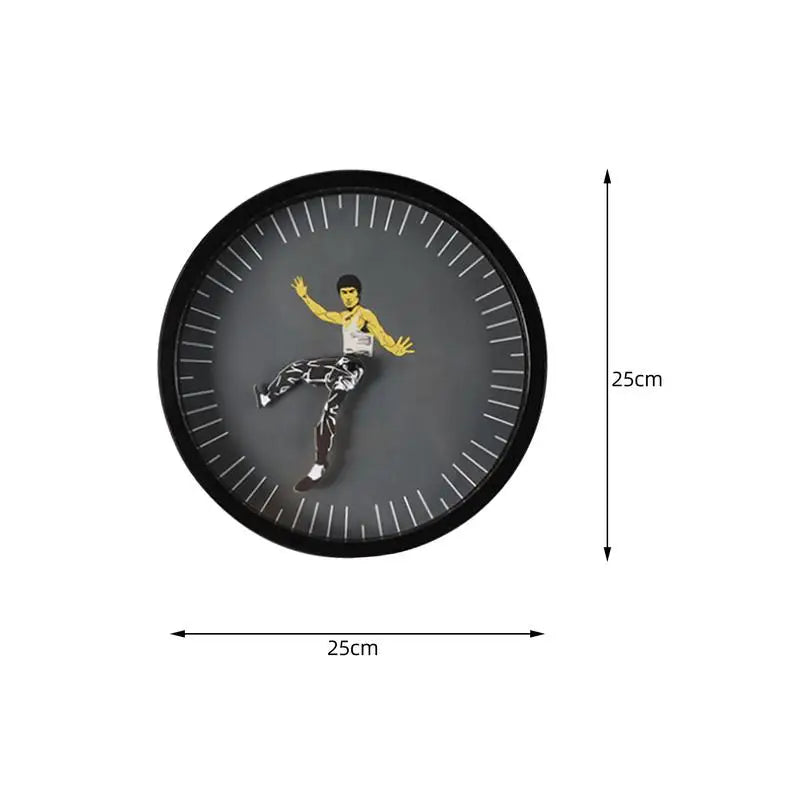 Shaotime™ - Silent Round Kungfu Wall Clock