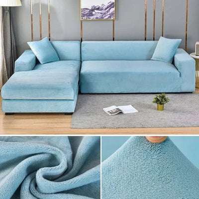 Comfelle™ - Luxury Velvet Stretch Sofa Cover