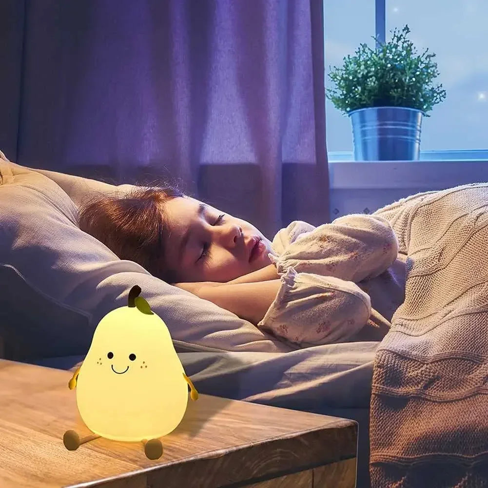 PearGlow™ - Cute Pear-Shaped Night Light for Kids (50% OFF)