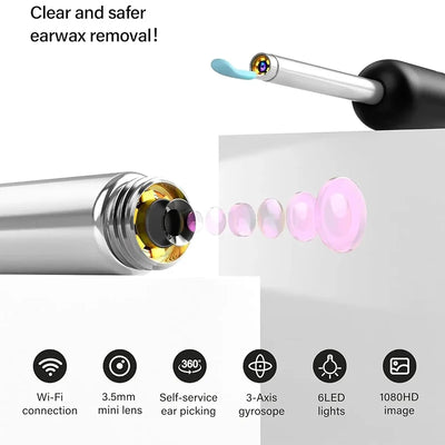 EarScan™ - Wireless Borescope for Health Care & Ear Cleaning