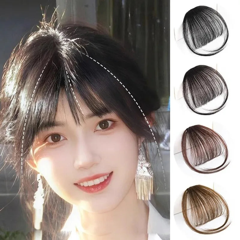 GlamTress™ - Realistic False Bangs for Women