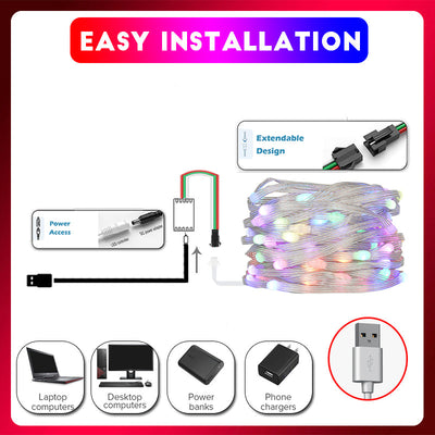 GlowNetLight™ Smart Fairy RGB Lights (50% OFF)