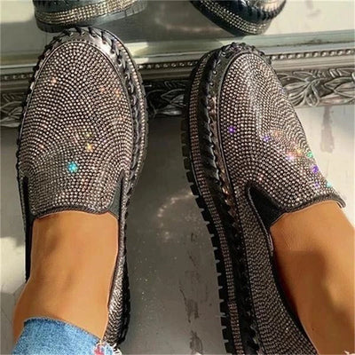 Camille™ - Luxurious Orthopedic Loafers with Rhinestones (50% OFF)