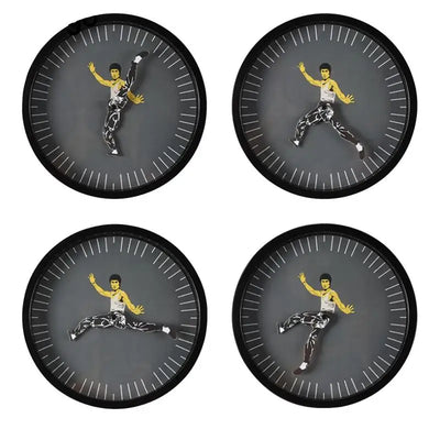 Shaotime™ - Silent Round Kungfu Wall Clock