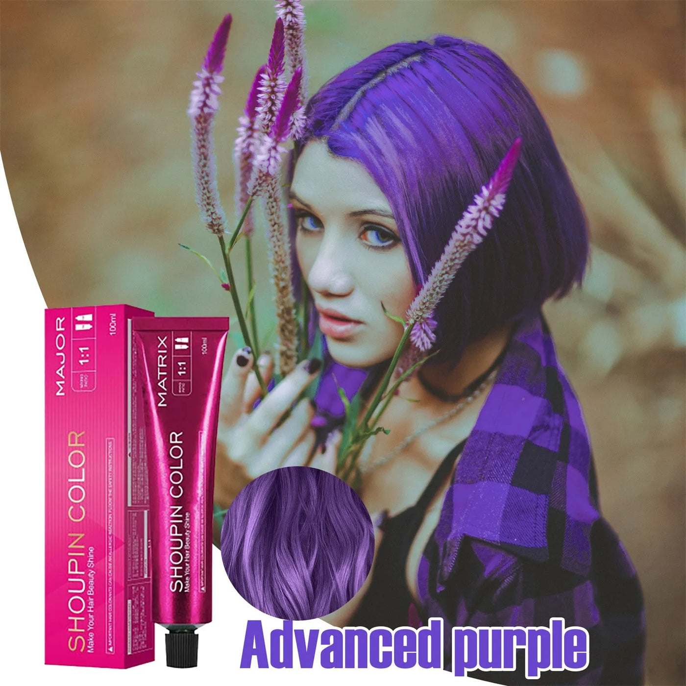 Stravix™ - Single Hair Coloring Shampoo in Bold Shades