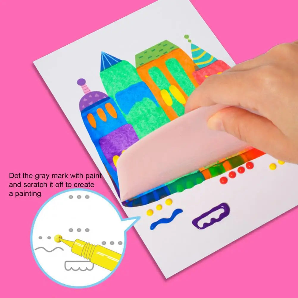 Vibrance™ - Creative Rainbow Scratch Painting Set